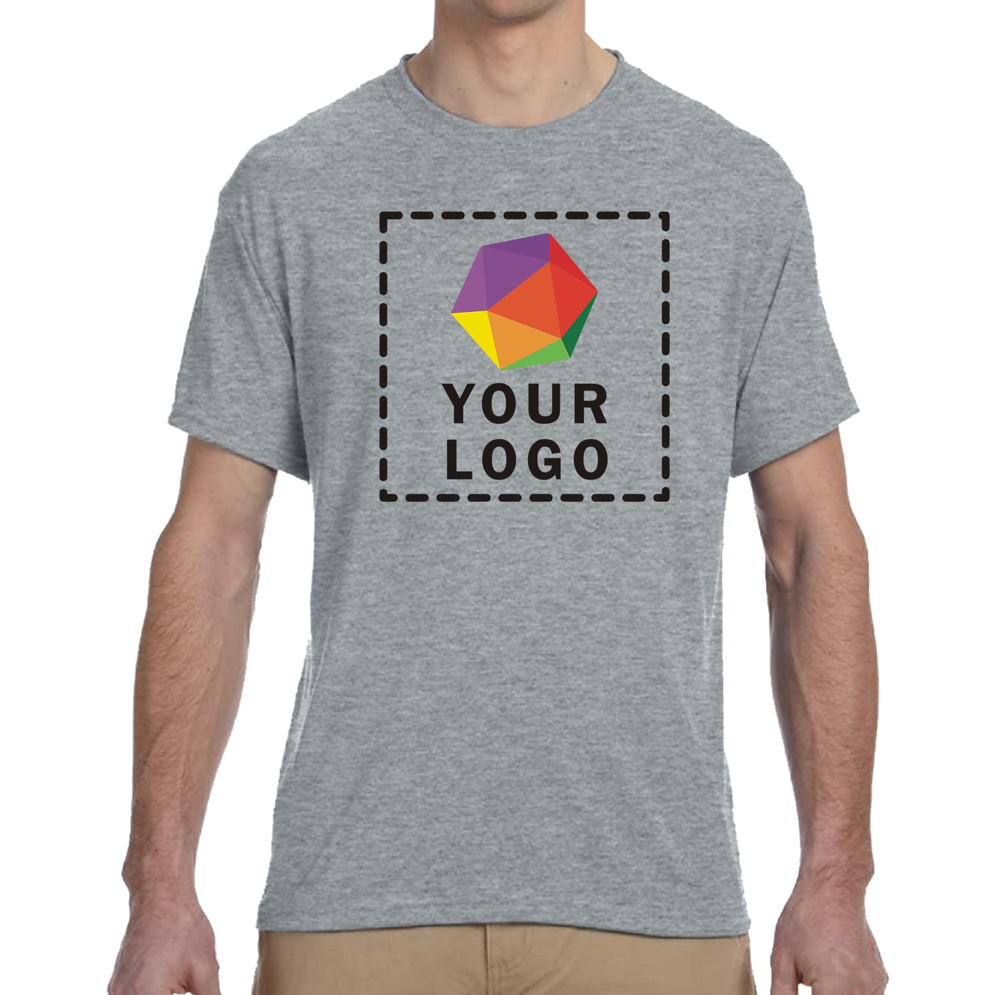 Jerzees® Dri-Power® 100% Polyester Custom Printed T-Shirt - 21M