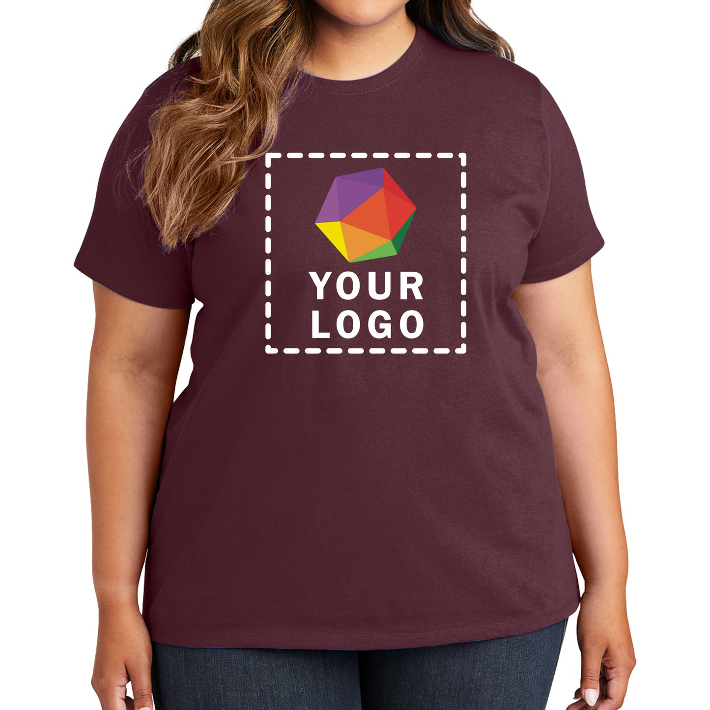 Port & Company® Custom Printed Women's Essential Tee - LPC61