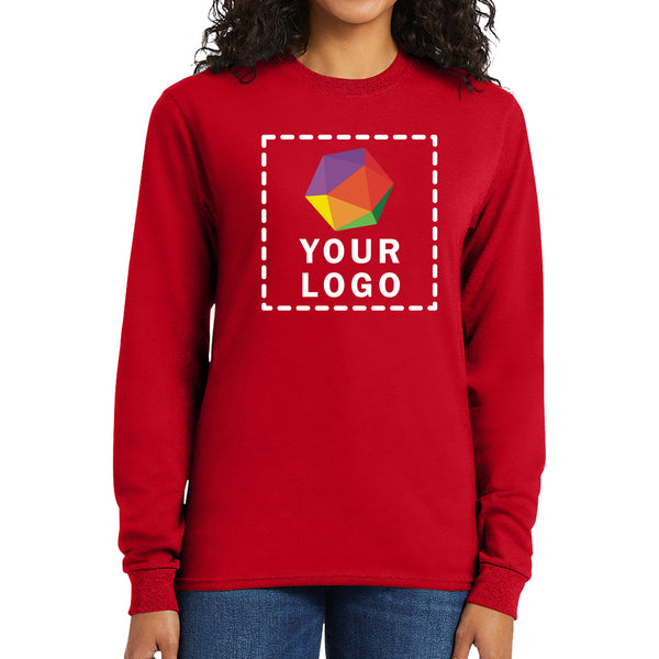 Hanes Men's ComfortSoft® Custom Printed Long-Sleeve T-Shirt - 5286