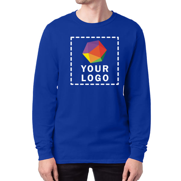 Hanes Men's ComfortSoft® Custom Printed Long-Sleeve T-Shirt - 5286