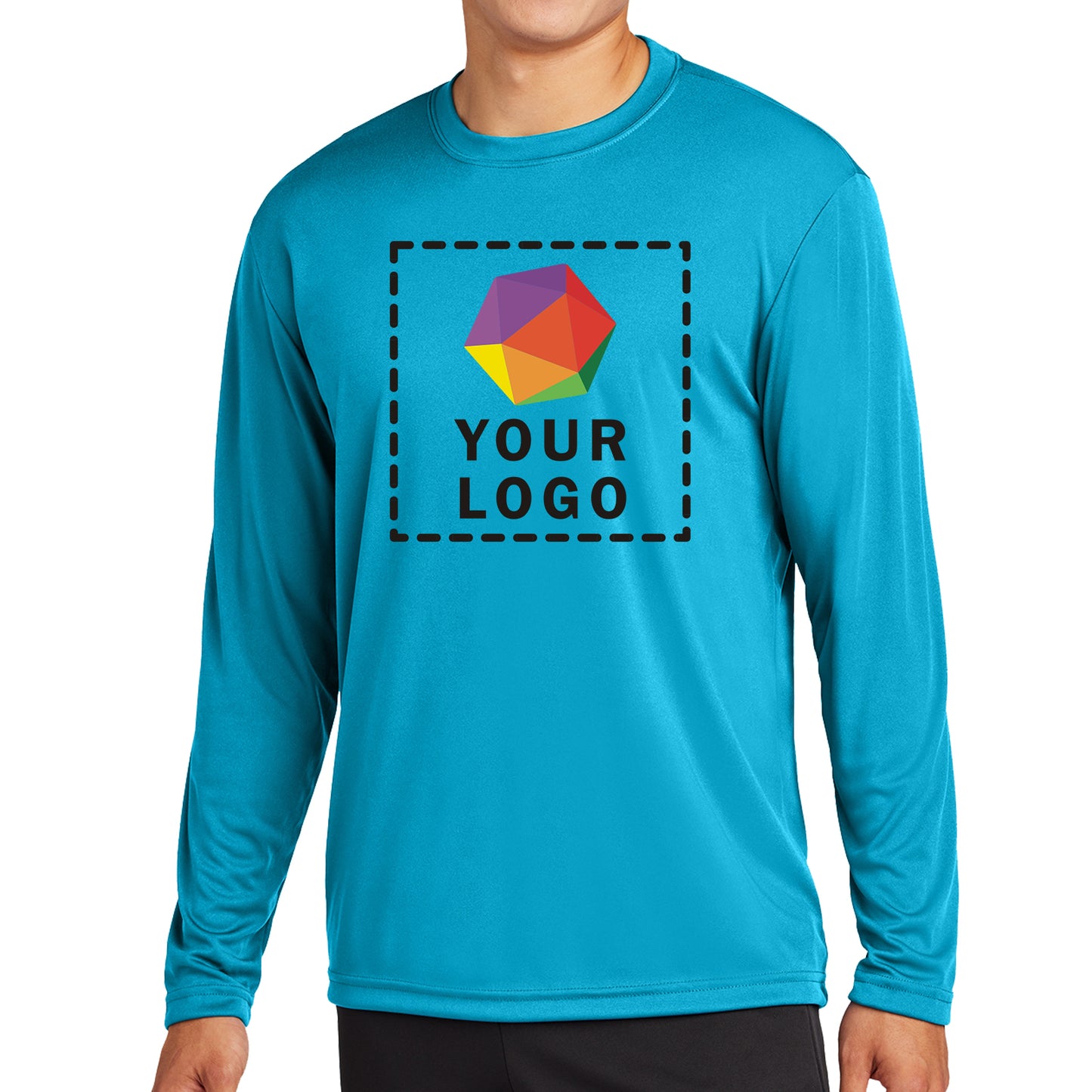 Sport-Tek® Custom Printed Long Sleeve PosiCharge® Competitor™ Tee - ST350LS