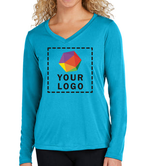 Sport-Tek® Women's Long Sleeve PosiCharge® Competitor™ V-Neck Tee - LST353LS