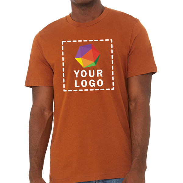 Bella + Canvas Custom Printed Unisex Jersey T-Shirt -3001C