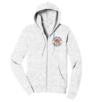 BELLA+CANVAS® Custom Embrodiered Unisex Sponge Fleece Full-Zip Hoodie - BC3739
