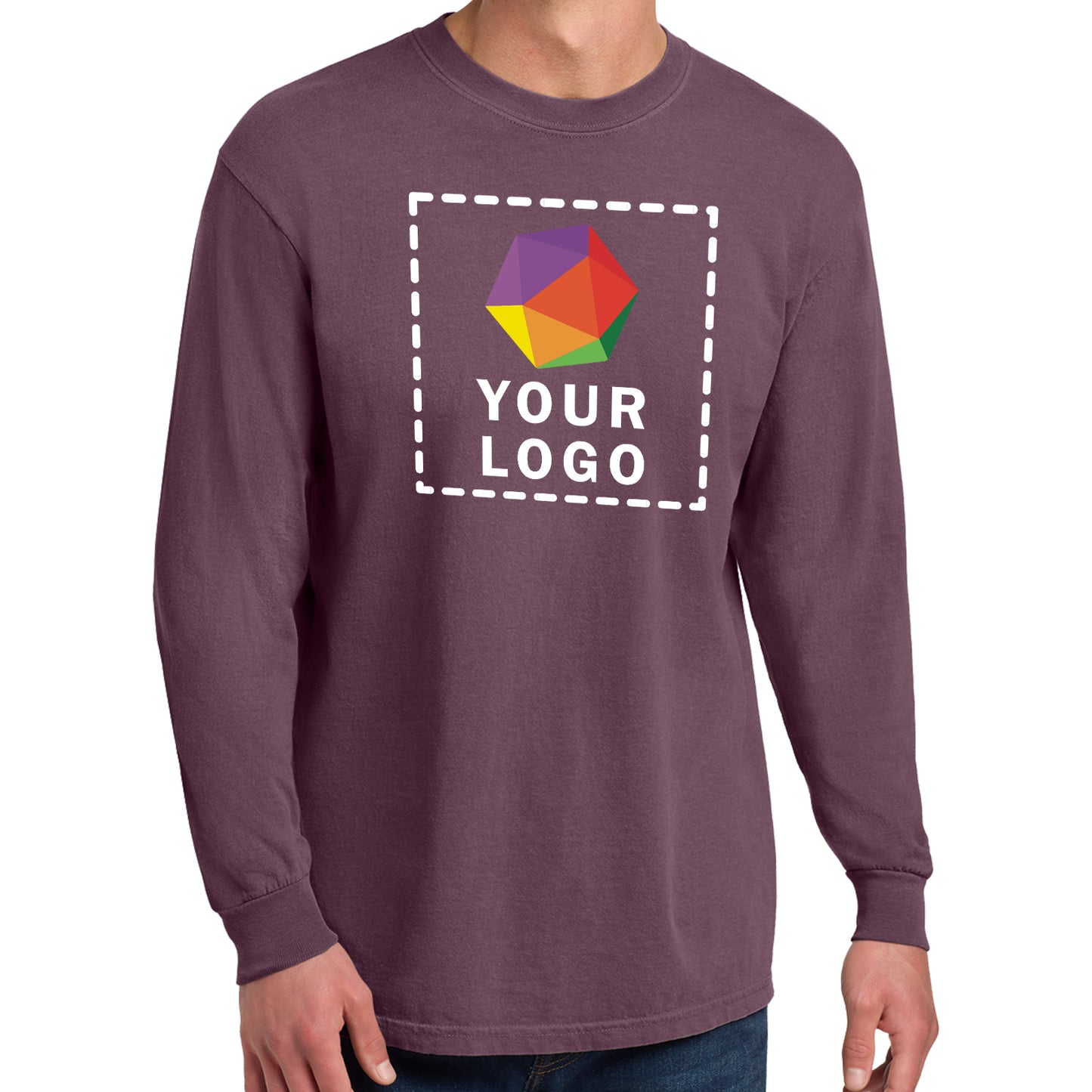 Comfort Colors Custom Printed Adult Heavyweight RS Long-Sleeve T-Shirt - 6014