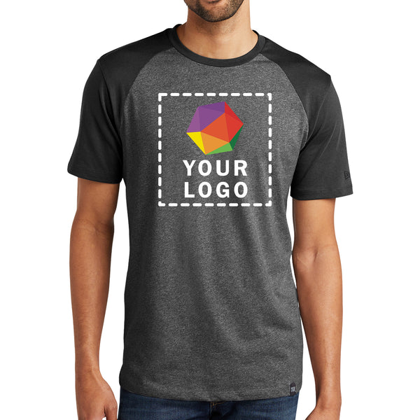 New Era® Custom Printed Heritage Blend Varsity Tee - NEA107