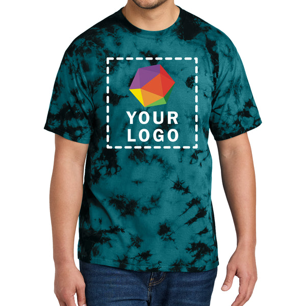 Port & Company® Custom Printed Crystal Tie-Dye Tee - PC145