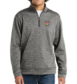 Sport-Tek® Custom Embroidered PosiCharge® Electric Heather Fleece 1/4-Zip Pullover  -  ST226