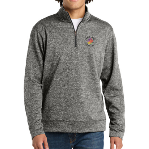 Sport-Tek® Custom Embroidered PosiCharge® Electric Heather Fleece 1/4-Zip Pullover  -  ST226