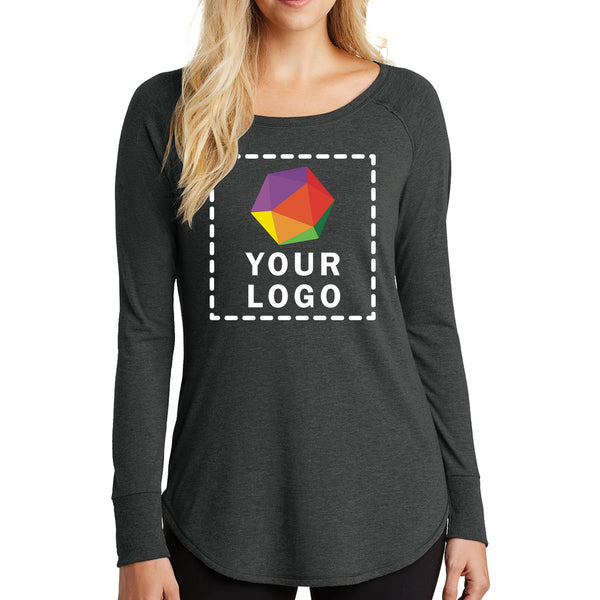 District® Custom Printed Women’s Perfect Tri ® Long Sleeve Tunic Tee - DT132L