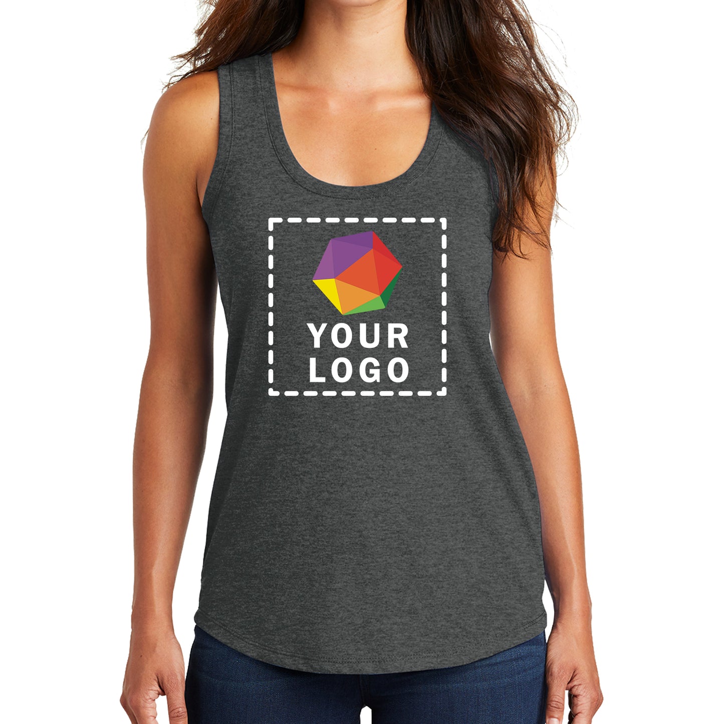 District® Custom Printed Women’s Perfect Tri ® Racerback Tank - DM138L