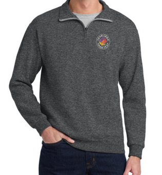 Jerzees®  Custom Embroidered NuBlend® 1/4-Zip Cadet Collar Sweatshirt - 995M