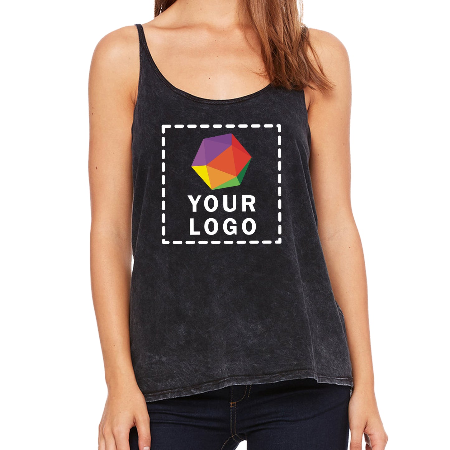 Bella + Canvas Custom Printed Ladies' Slouchy Tank - 8838