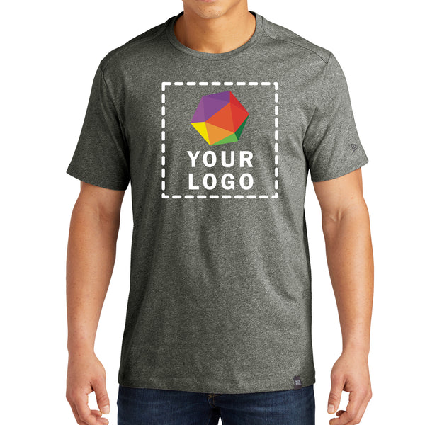 New Era® Custom Printed Heritage Blend Crew Tee - NEA100