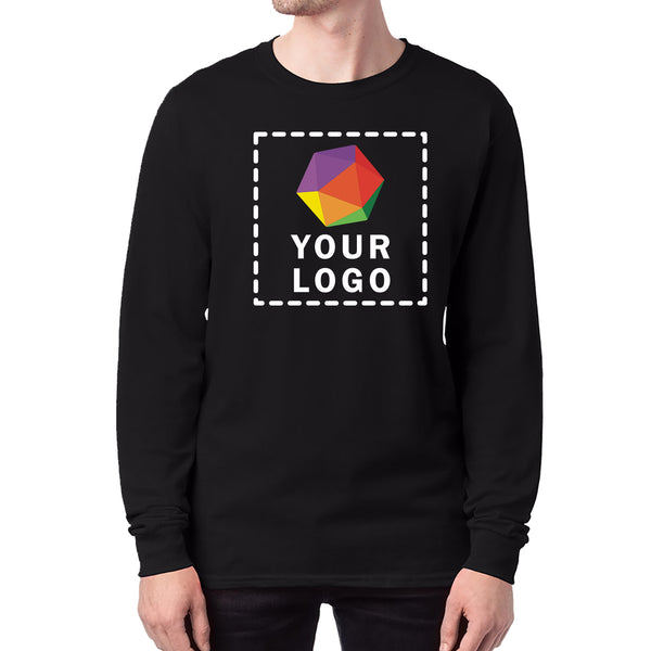 Hanes Men's ComfortSoft® Custom Printed Long-Sleeve T-Shirt - 5286