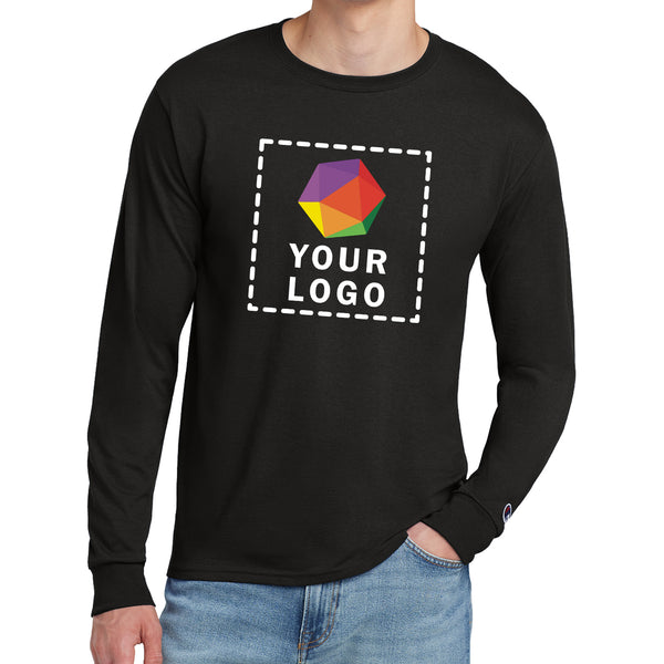 Champion ® Custom Printed Heritage 5.2-Oz. Jersey Long Sleeve Tee - CC8C