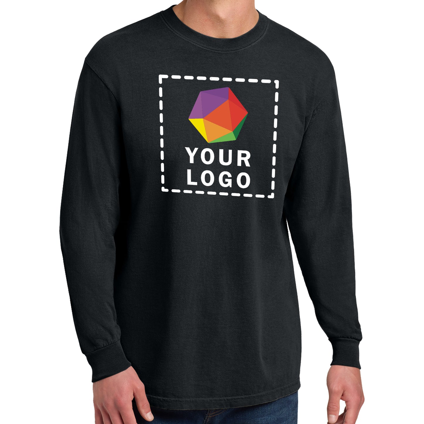 Comfort Colors Custom Printed Adult Heavyweight RS Long-Sleeve T-Shirt - 6014