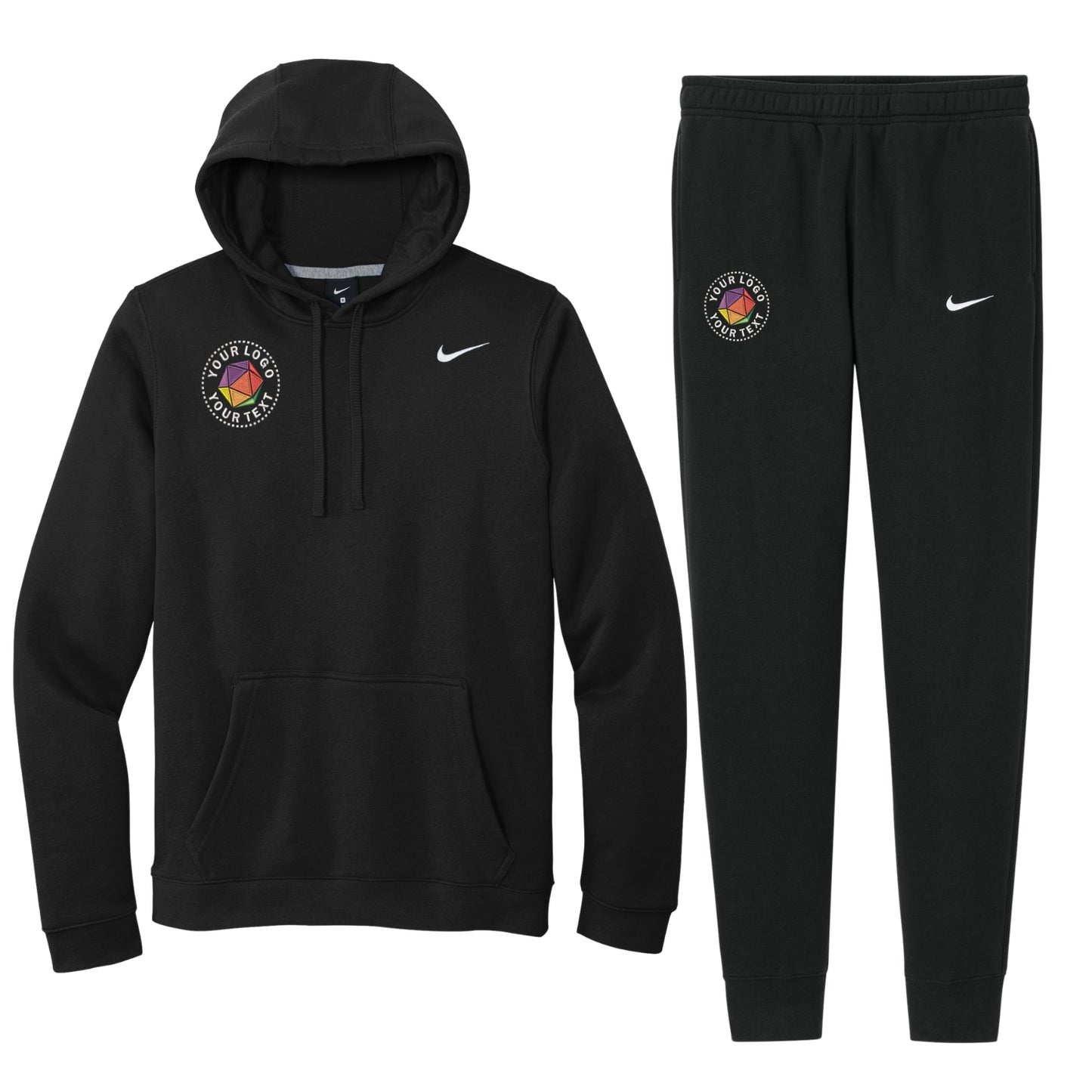 Nike Custom Embroidered Club Fleece Tracksuit - CJ1611 / NKHM8045
