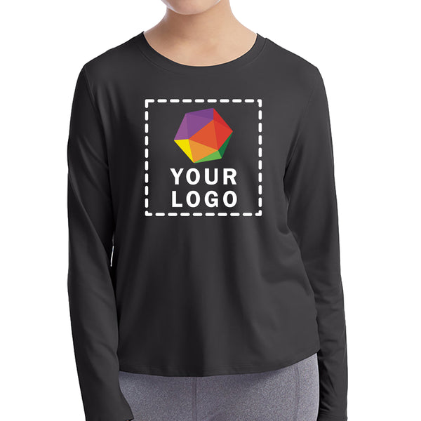 Champion Custom Printed Ladies' Cutout Long Sleeve T-Shirt - CHP140