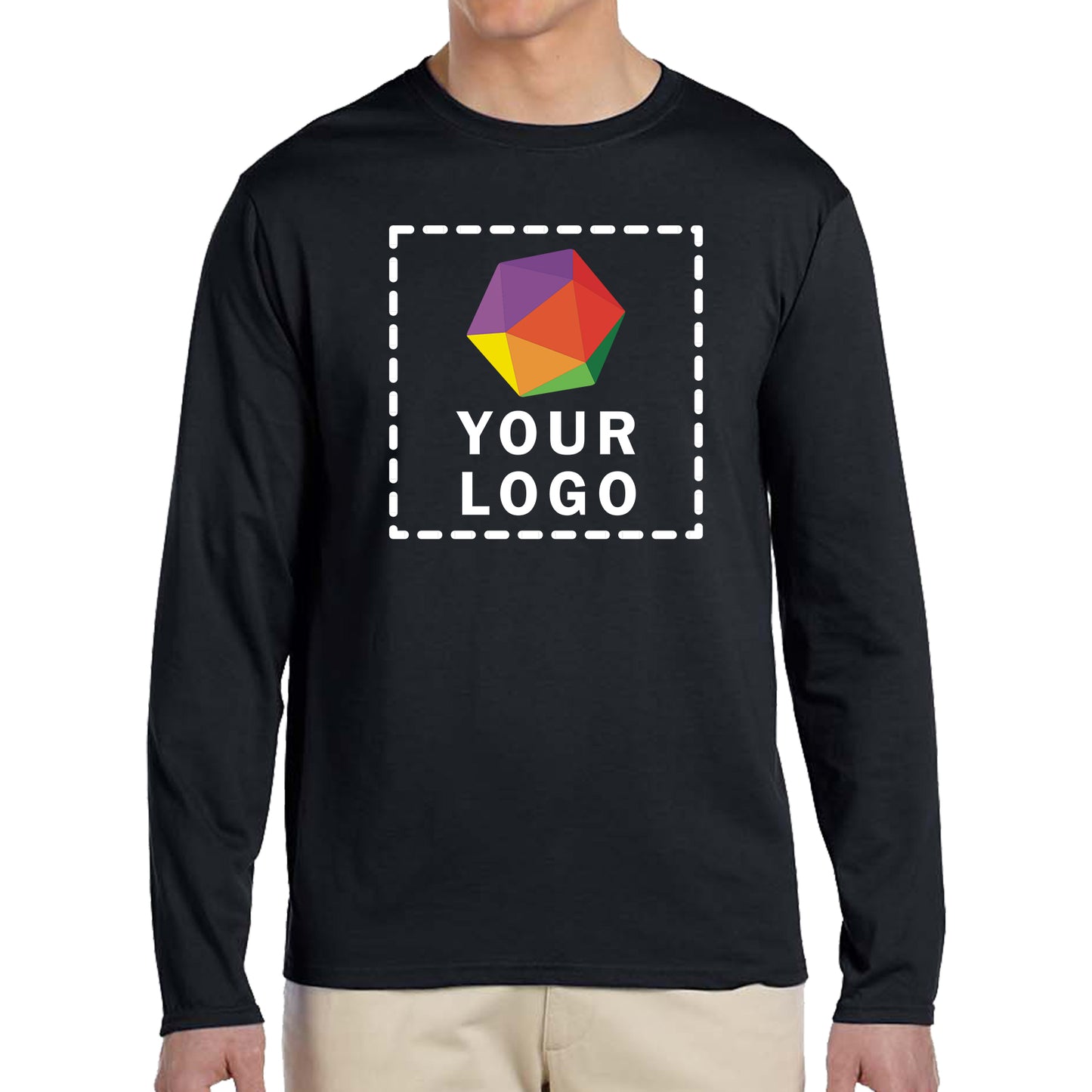 Gildan Custom Printed Adult Softstyle® Long-Sleeve T-Shirt - G64400