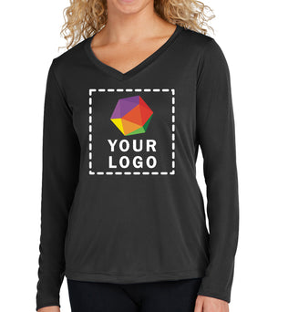 Sport-Tek® Women's Long Sleeve PosiCharge® Competitor™ V-Neck Tee - LST353LS