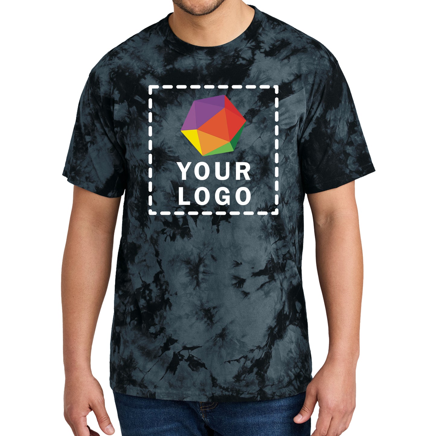Port & Company® Custom Printed Crystal Tie-Dye Tee - PC145