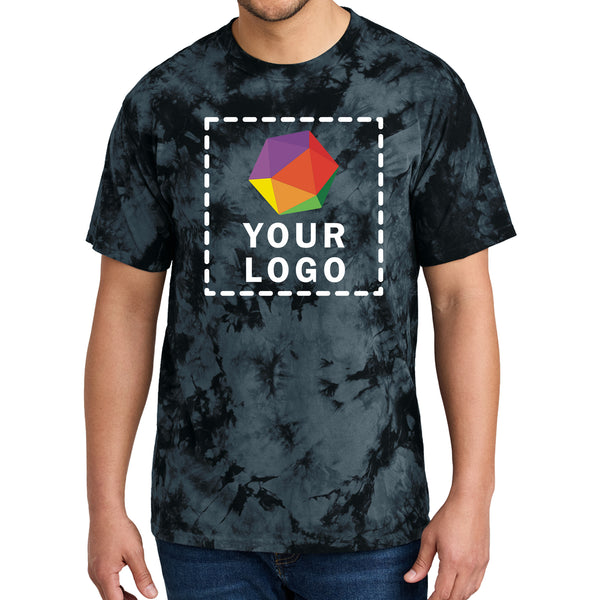 Port & Company® Custom Printed Crystal Tie-Dye Tee - PC145