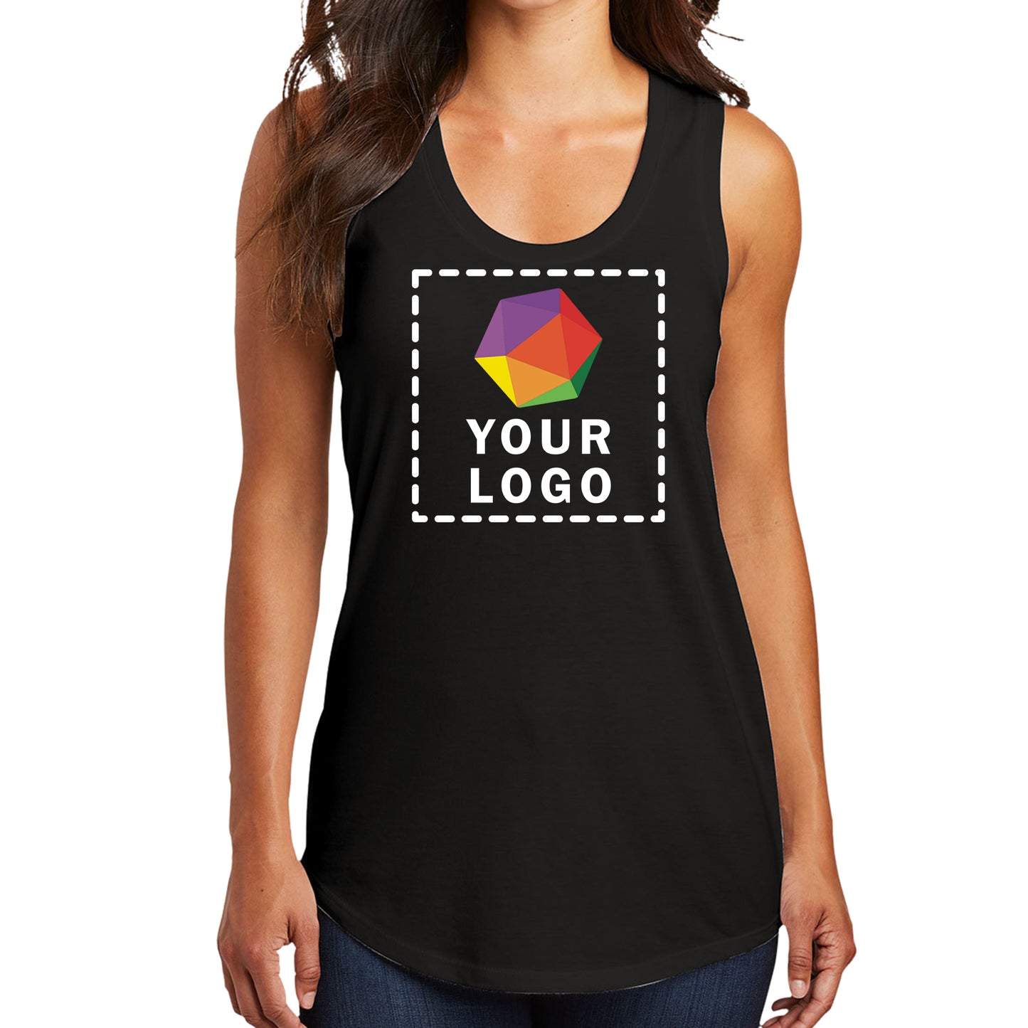 District® Custom Printed Women’s Perfect Tri ® Racerback Tank - DM138L