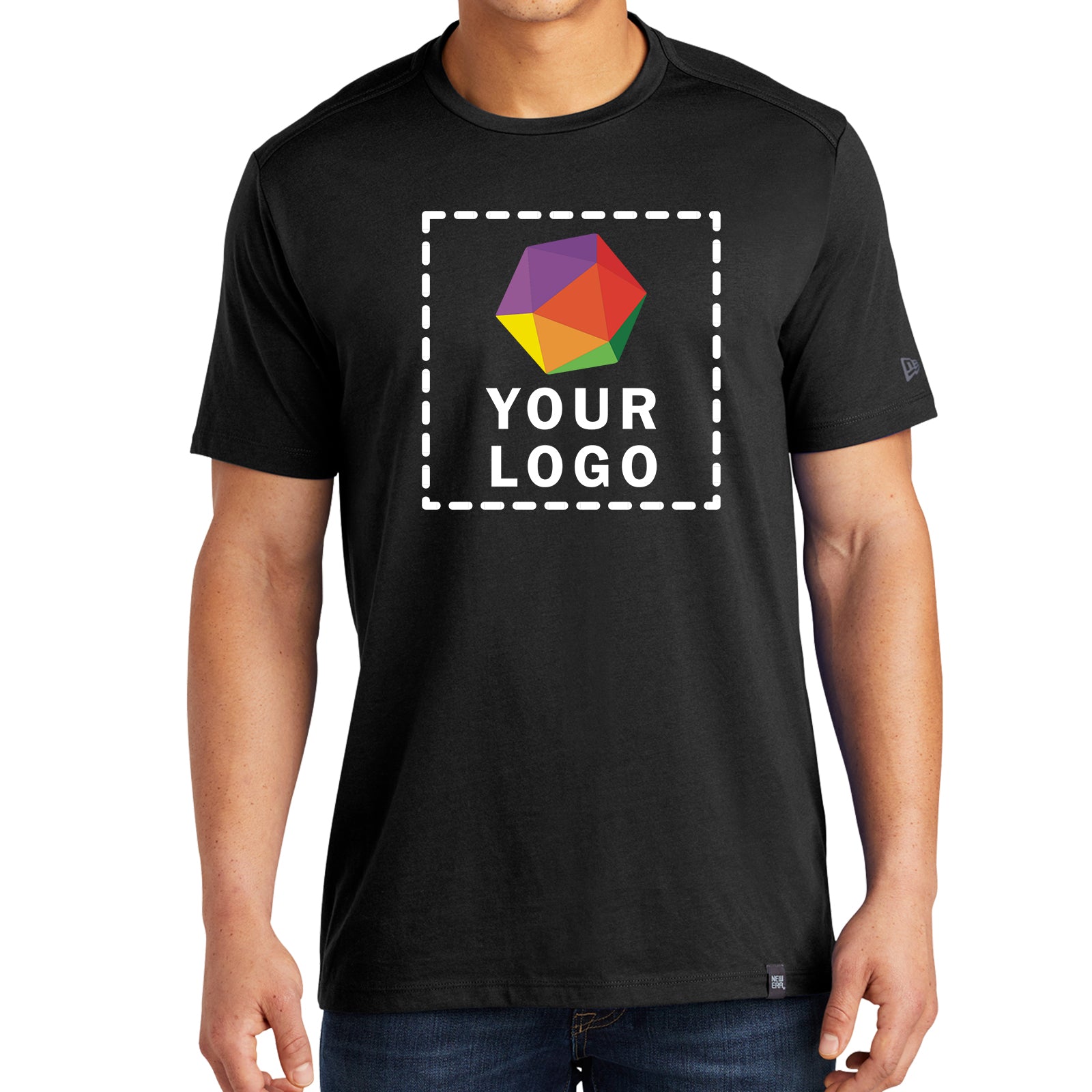 New Era® Heritage Blend Crew Tee - NEA100