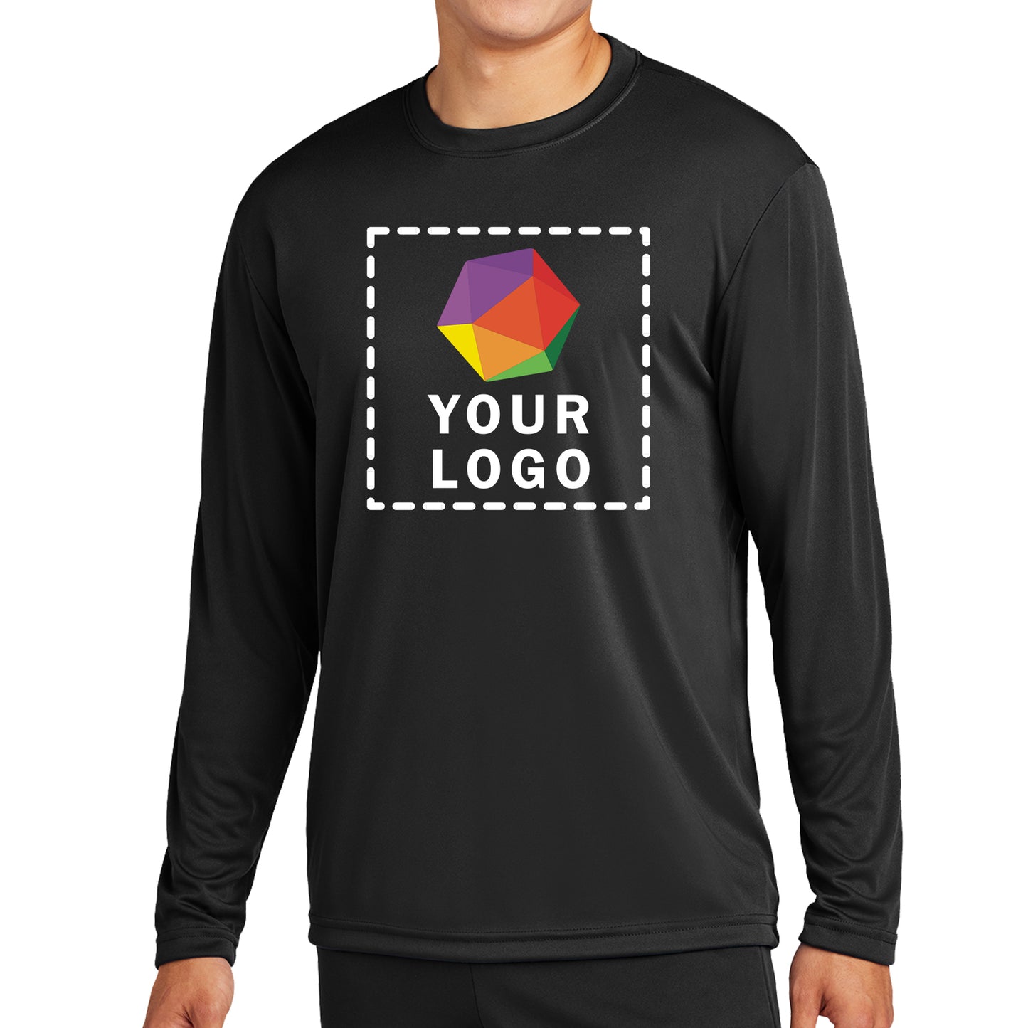 Sport-Tek® Custom Printed Long Sleeve PosiCharge® Competitor™ Tee - ST350LS