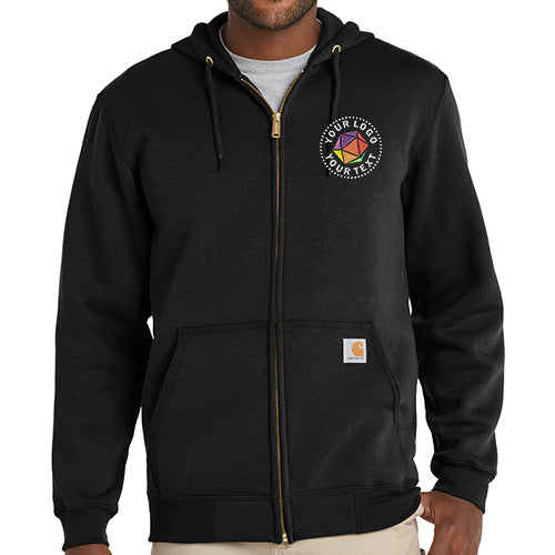 Carhartt® Custom Embroidered Midweight Hooded Zip-Front Sweatshirt - CTK122