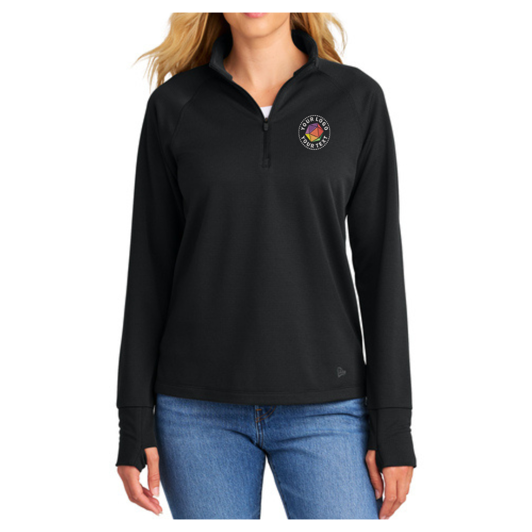 New Era® Women’s Custom Embroidered Stand Out 1/4-Zip - LNEA515