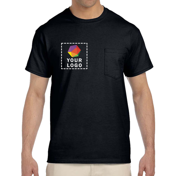 Gildan Custom Printed Adult Ultra Cotton®Pocket T-Shirt - G2300