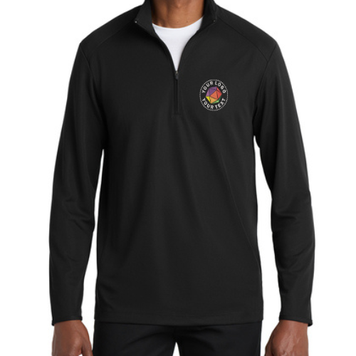 Port Authority® Custom Embroidered Pinpoint Mesh 1/2-Zip - K806