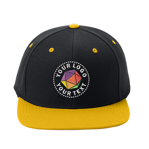 Sport-Tek® YP Classics® Custom Embroidered Flat Bill Snapback Cap - STC19
