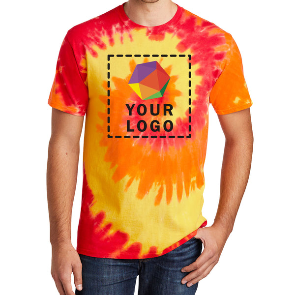 Port & Company® Custom Printed Tie-Dye Tee - PC147