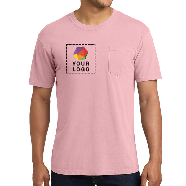 Comfort Colors® Custom Printed Heavyweight Ring Spun Pocket Tee - 6030