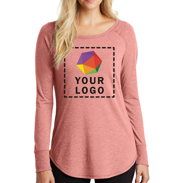 District® Custom Printed Women’s Perfect Tri ® Long Sleeve Tunic Tee - DT132L