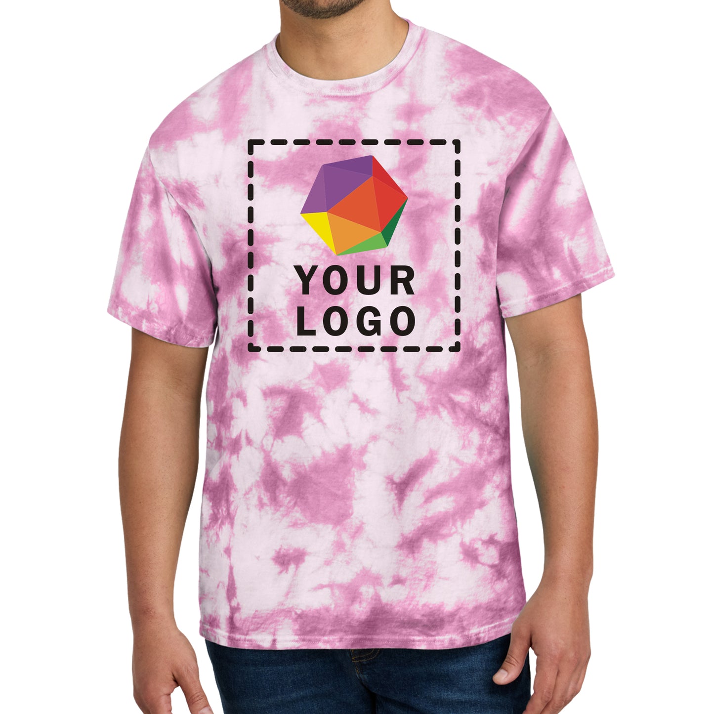 Port & Company® Custom Printed Crystal Tie-Dye Tee - PC145