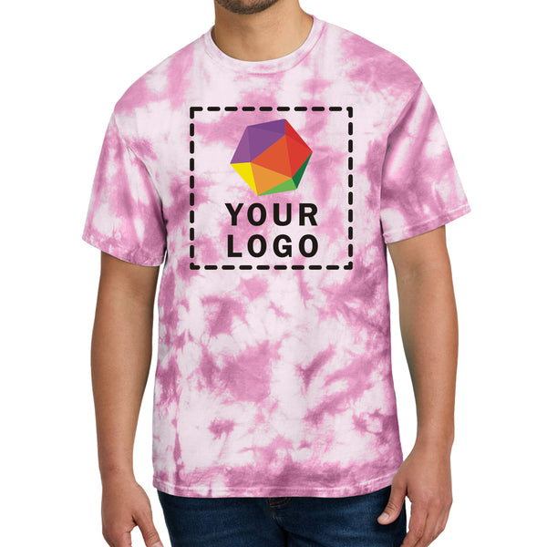 Port & Company® Custom Printed Crystal Tie-Dye Tee - PC145