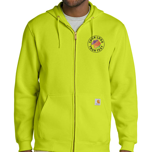 Carhartt® Custom Embroidered Midweight Hooded Zip-Front Sweatshirt - CTK122