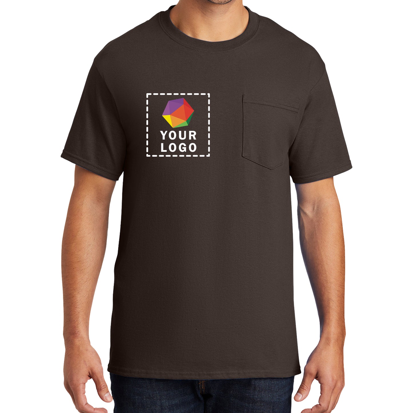 Port & Company® Custom Printed Essential Pocket Tee - PC61P