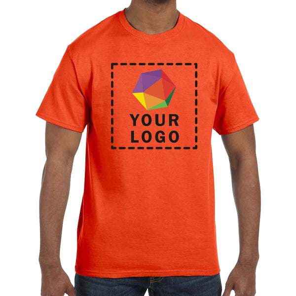 Jerzees® Dri-Power® 50/50 Cotton/Poly Custom Printed T-Shirt. 29M