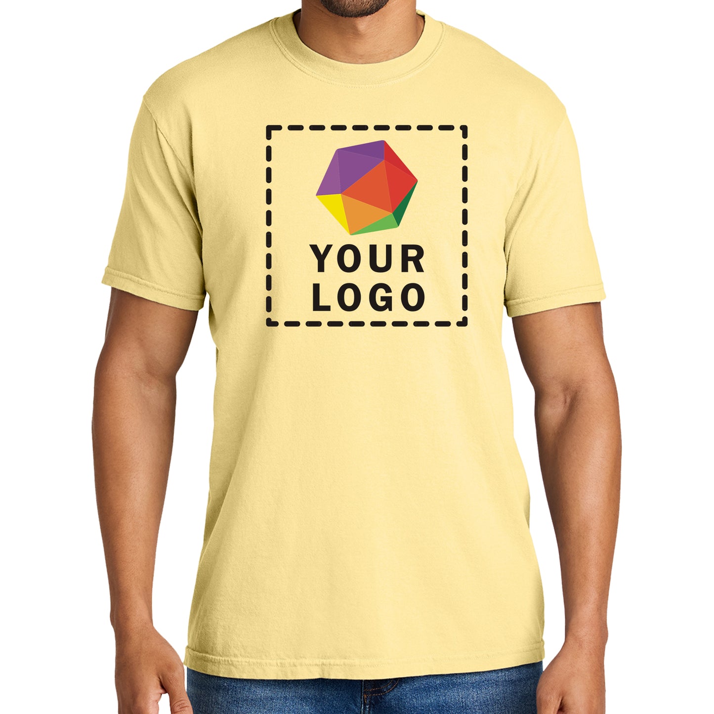 Comfort Colors® Custom Printed Heavyweight Ring Spun Tee - 1717