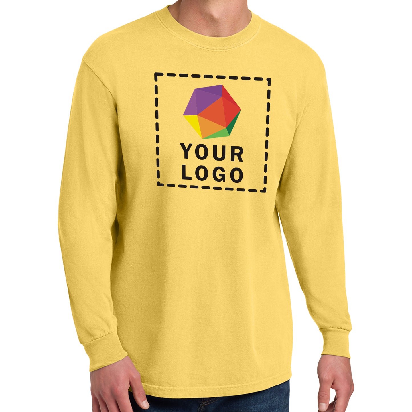 Comfort Colors Custom Printed Adult Heavyweight RS Long-Sleeve T-Shirt - 6014