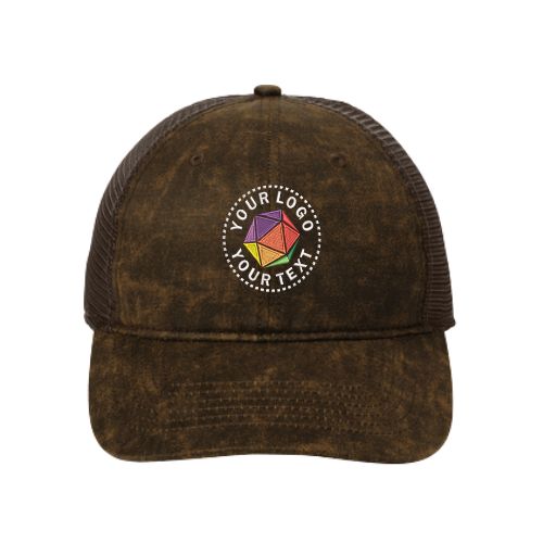 Port Authority ® Custom Embroidered Pigment Print Mesh Back Cap - C927