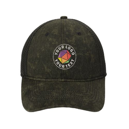 Port Authority ® Custom Embroidered Pigment Print Mesh Back Cap - C927