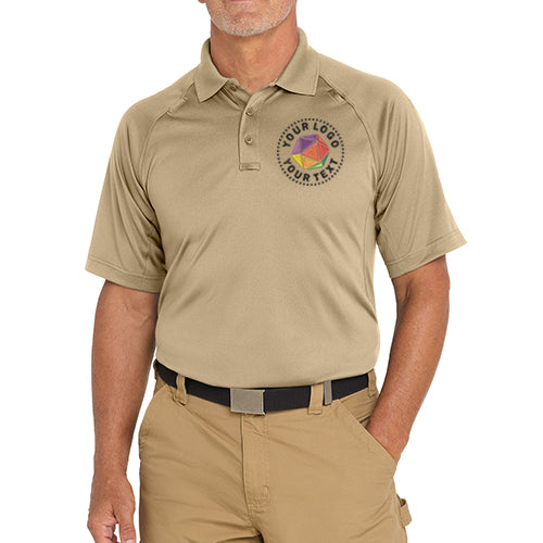 CornerStone® Custom Embroidered Select Snag-Proof Tactical Polo - CS410