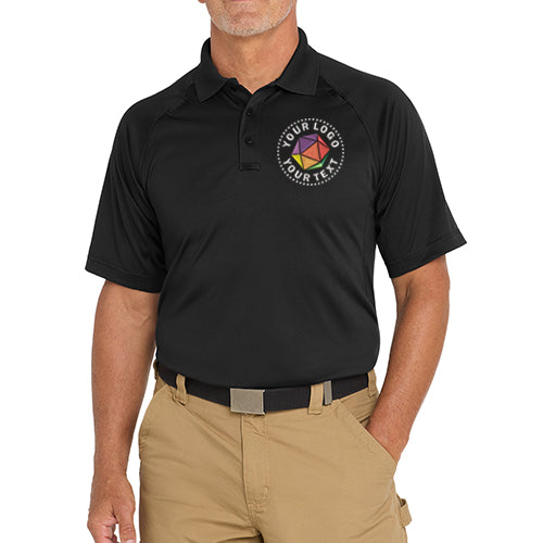 CornerStone® Custom Embroidered Select Snag-Proof Tactical Polo - CS410