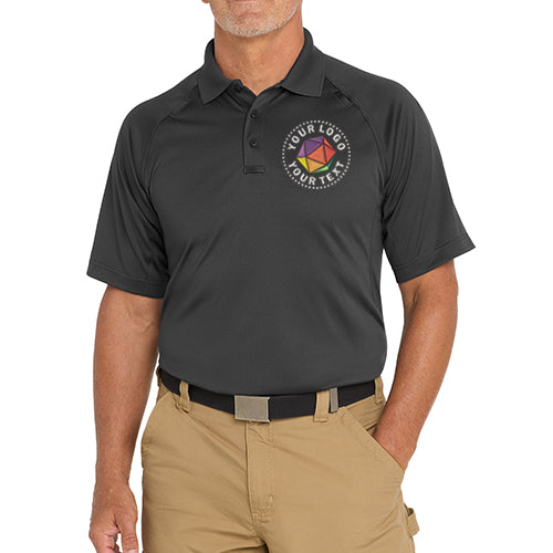 CornerStone® Custom Embroidered Select Snag-Proof Tactical Polo - CS410